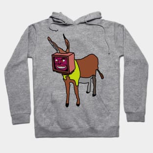 drawing donkey television Hoodie